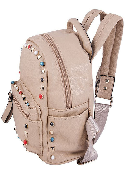 V-store Women's Bag Backpack Beige