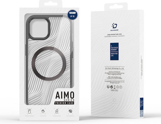 Dux Ducis Aimo Mag Back Cover Σιλικόνης / Πλαστικό Μαύρο (iPhone 15)
