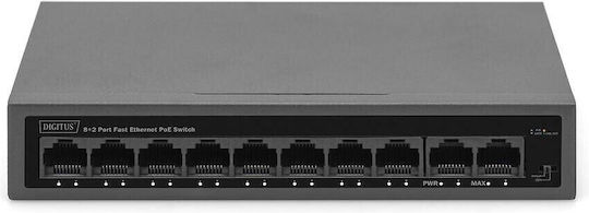 Digitus DN-95354 Unmanaged L2 PoE+ Switch με 10 Θύρες Ethernet