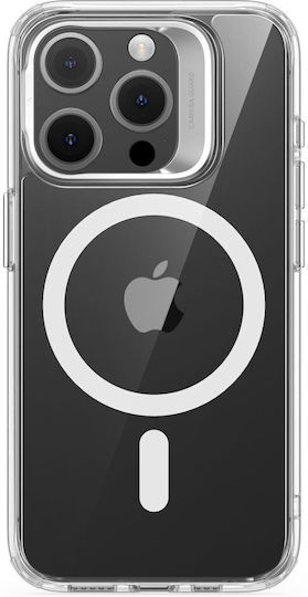 ESR Classic Hybrid Kickstand HaloLock MagSafe Back Cover Silicon 1.3mm Transparent (iPhone 15 Pro)