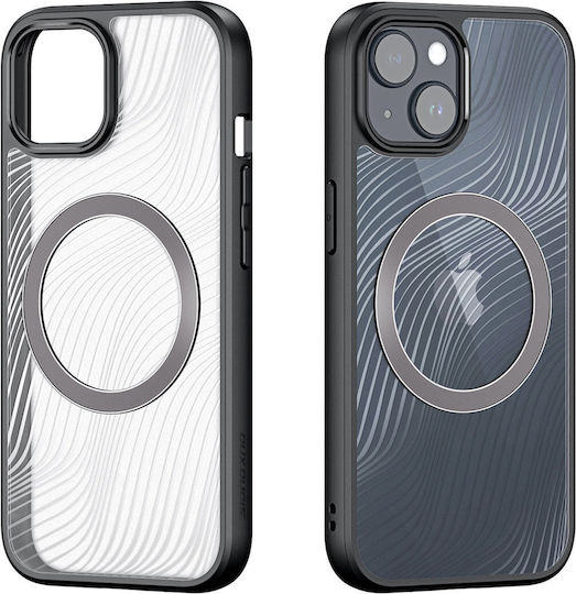 Dux Ducis Aimo Mag Back Cover Tempered Glass / Silicon / Plastic Negru (iPhone 15 Plus / 16 Plus)