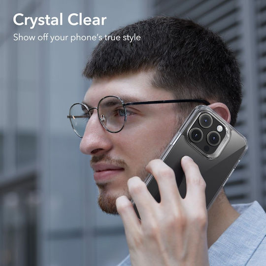 ESR Ice Shield Back Cover Σιλικόνης / Tempered Glass Σετ με Τζαμάκι Διάφανο (iPhone 15 Pro)