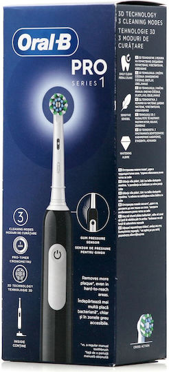 Oral-B Pro Series 1 Electric Toothbrush with Pressure Sensor Black