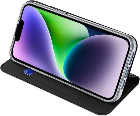 Dux Ducis Skin Pro Книга Изкуствена кожа Черен (iPhone 15)