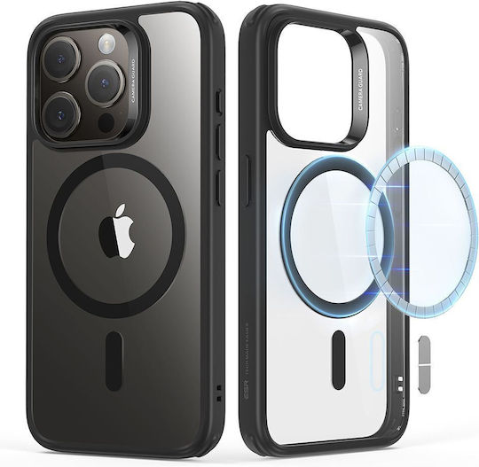 ESR Classic Hybrid HaloLock Back Cover Σιλικόνης 0.5mm Clear Black (iPhone 15 Pro)