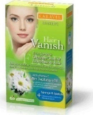 Karaver Hair Vanish Kit De Epilare Pentru Față Și Zonă Bikini 50ml