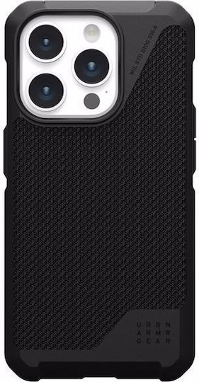UAG Metropolis Lt Pro Umschlag Rückseite Aramid Fiber 2mm Magnetisch Schwarz (iPhone 15 Pro)