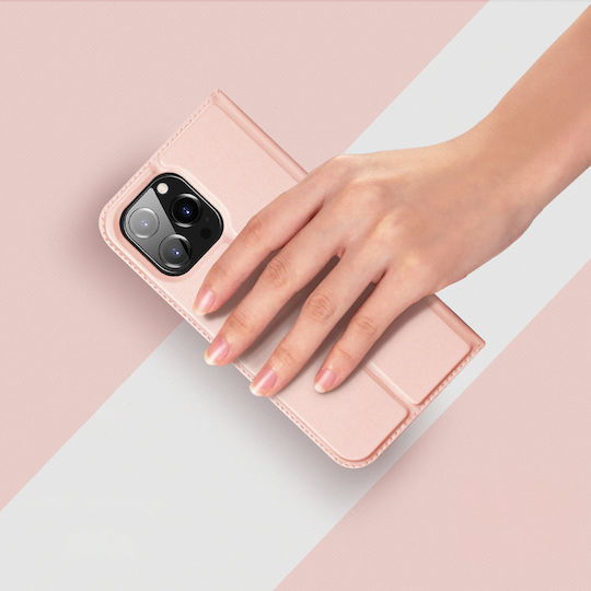 Dux Ducis Skin Pro Book Synthetic Leather Pink (iPhone 15 Pro)