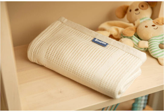 Sensillo Decke Wickeltücher für Kinderzimmer Beige 95x95cm