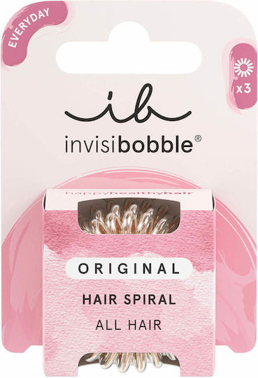 Invisibobble Bronze Me Pretty Coil Scrunchies Bronze 3pcs