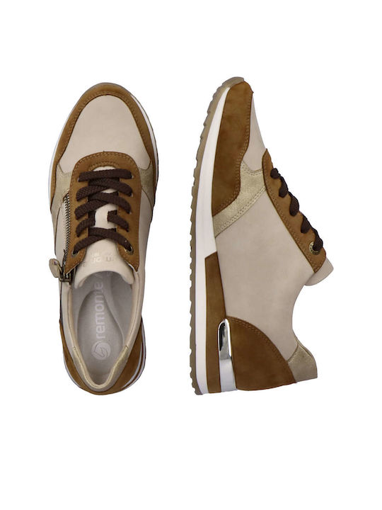 Γυναικεία Ανατομικά Sneakers Καφέ
