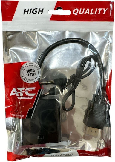ATC HDMI Männlich Zu VGA Weiblich Konverter 1Stück 02.001.0098