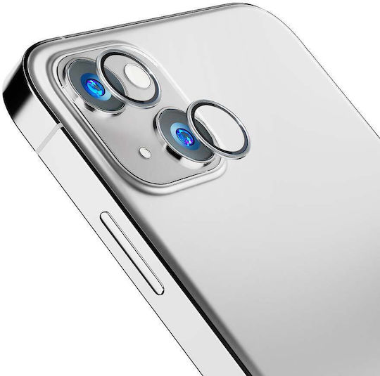3MK Προστασία Κάμερας Tempered Glass Ασημί για το iPhone 15 Plus
