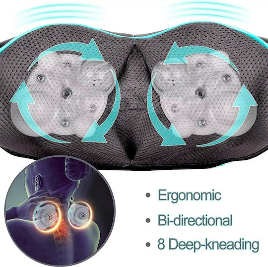 Shiatsu Elektrische Massager für den Nacken mit Infrarot Heizung