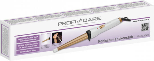 ProfiCare Conical Hair Curling Iron 25W