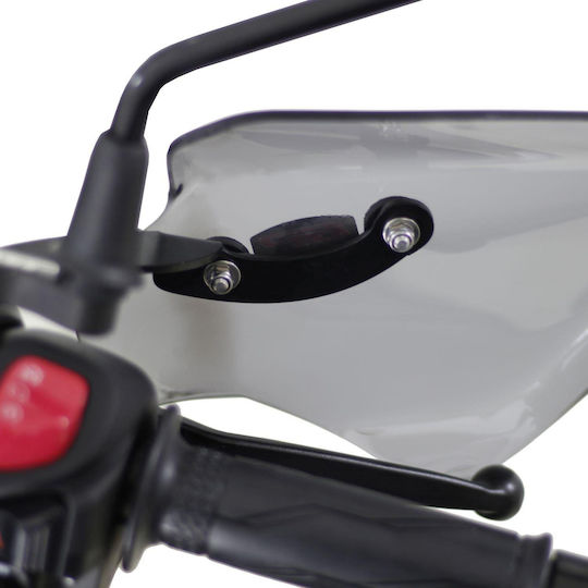 Yamaha Motorcycle Protective Hand Guards in Transparent Colour