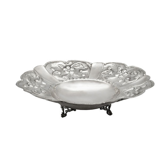 Savvas Design Decorative Bowl Silver 24x24x7cm
