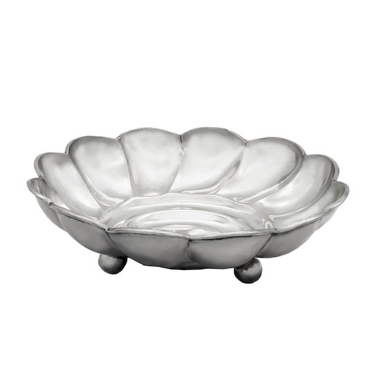 Savvas Design Decorative Bowl Silver 17x17x4cm