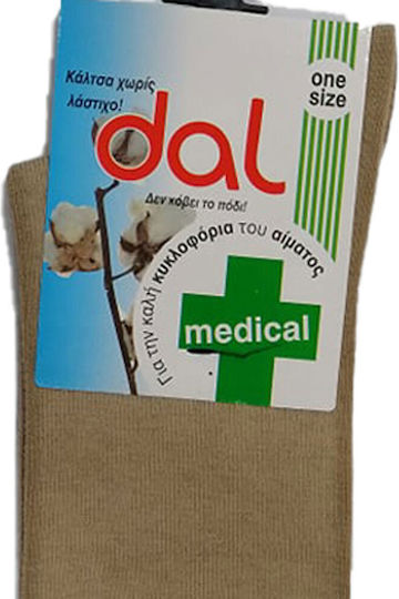 Dal Dal Medical 1012 Κάλτσες Μπεζ