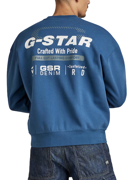 Back Sweatshirt Blau