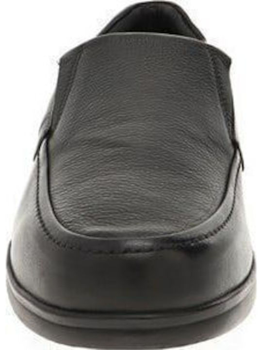 Кожа Мъжки Slip-On Черен