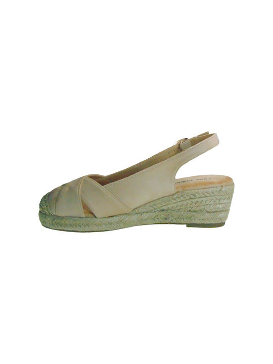 Lady Glory Damen Espadrilles in Beige Farbe