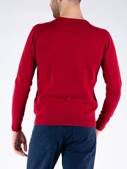 U.S. Polo Assn. Men's Long Sleeve Sweater Red