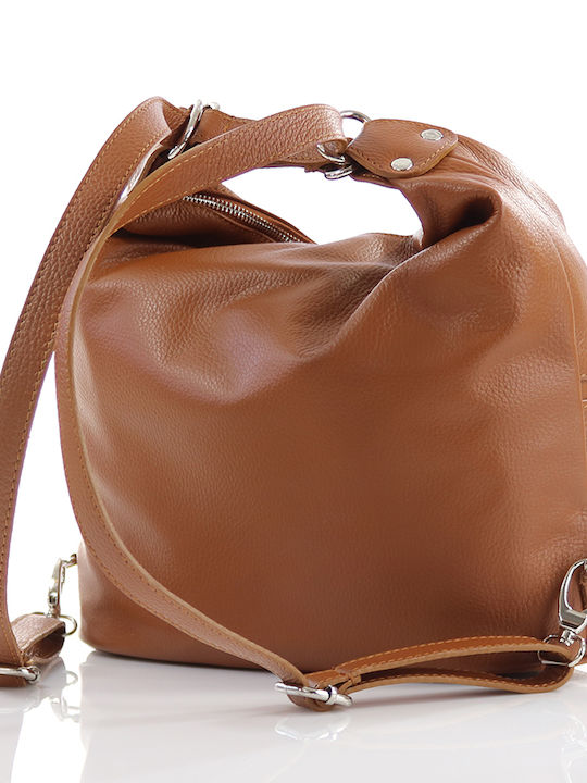 Passaggio Leather Women's Leather Shoulder Bag Tabac Brown