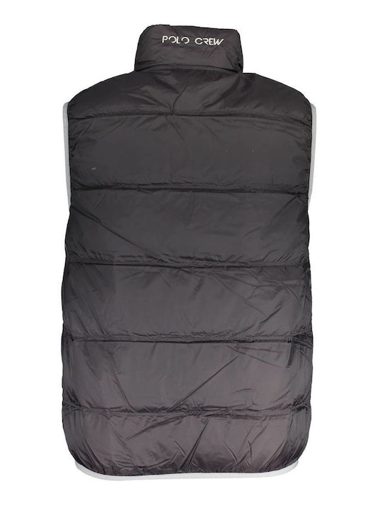 La Martina Men's Sleeveless Puffer Jacket Black