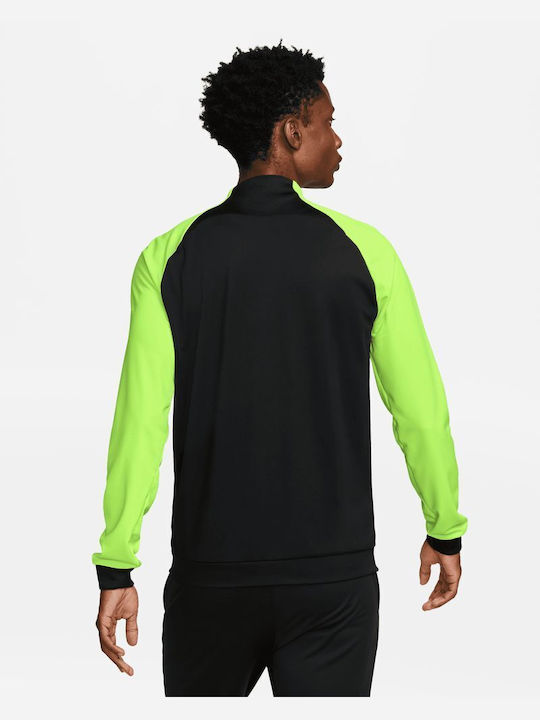 Nike Academy Pro Jachetă cu fermoar pentru bărbați Dri-Fit Black / Volt