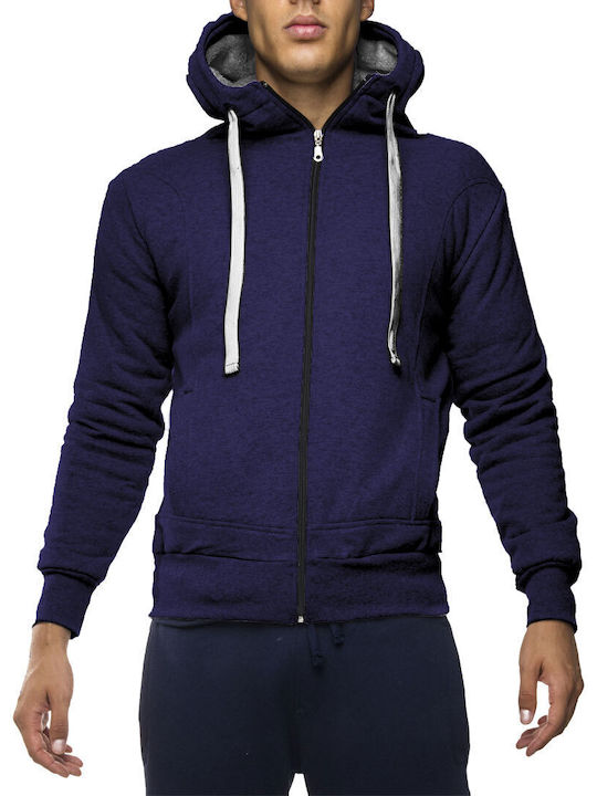 Sweatshirts Für Herren Kapuzenjacke Marineblau