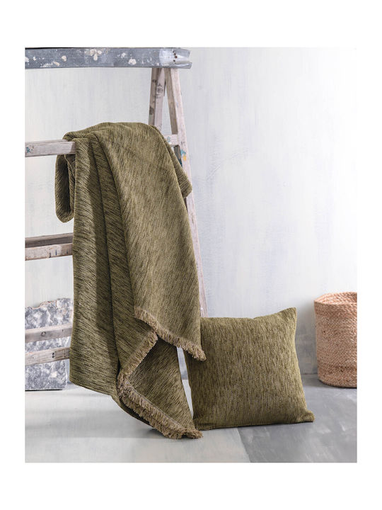 Rythmos Rythmos Decoratif Pillow Case Essie in Ecru 40x40cm