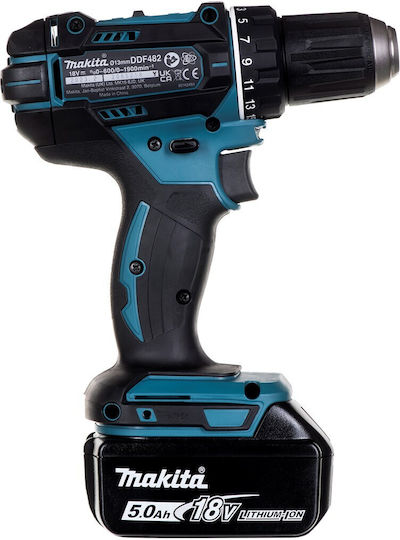 Makita DLX2339JX1 Σετ Δραπανοκατσάβιδο & Μπουλονόκλειδο 18V με 2 Μπαταρίες 5Ah και Θήκη