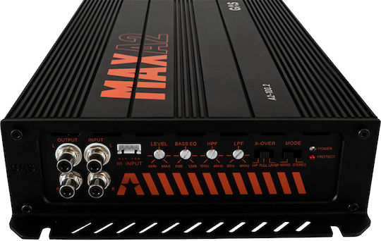 Gas Audio Power Amplificator Auto MAX A2-100.2 2 canale
