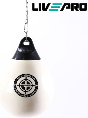 Live Pro Synthetic Speed Punching Bag 4kg White