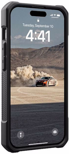 UAG Monarch Umschlag Rückseite Aramid Fiber 2mm Schwarz (iPhone 15 Pro)
