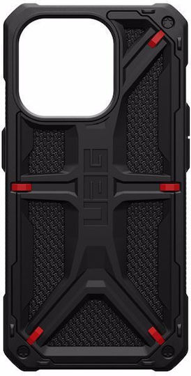 UAG Monarch Umschlag Rückseite Aramid Fiber 2mm Schwarz (iPhone 15 Pro)