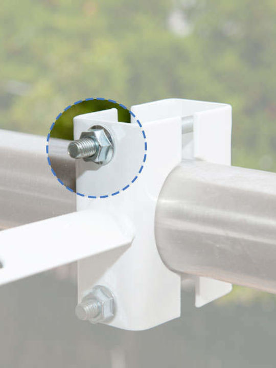 Aplostrak Hera Metallic Folding Hanging Balcony Railings with Hanging Length 11m