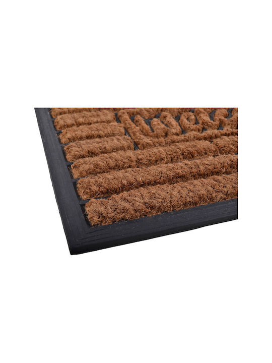 Ankor Rubber Doormat Welcome Brown 40x60cm