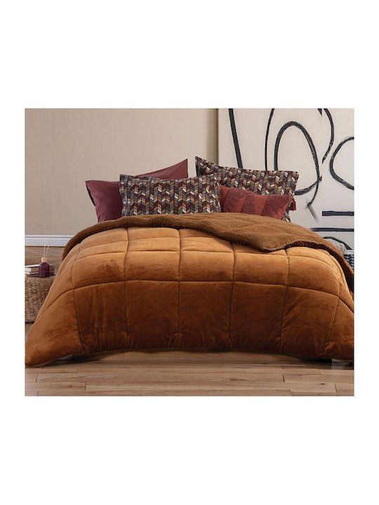 Nef-Nef Homeware Duvet Cover Single 160x220cm Singular Camel