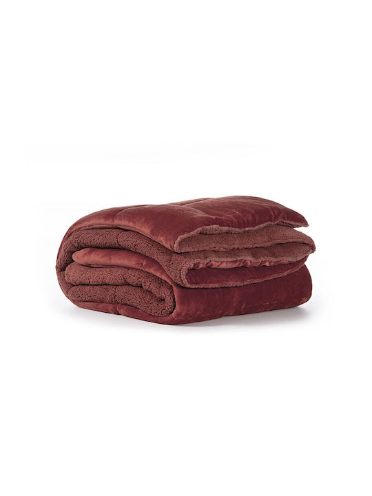 Nef-Nef Homeware Duvet Cover Queen 220x240cm Singular Rose 225 GSMGsm