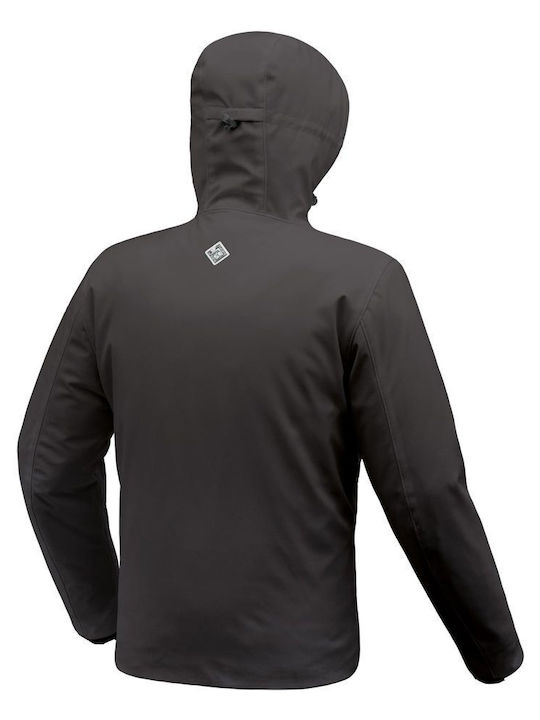Tucano Urbano Jacket Χειμερινό Ανδρικό Μπουφάν Μηχανής Αδιάβροχο Μαύρο