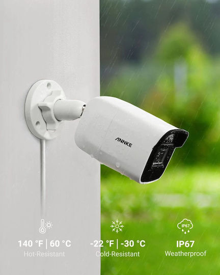 Annke Sistem de Supraveghere 4 Camere Camere IP 8MP cu Recorder NVR