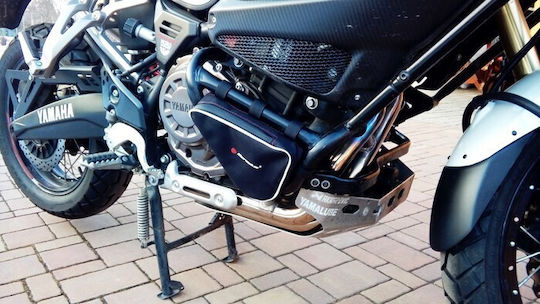 Marselus Set de Genti Laterale pentru Motociclete in Negru culoare