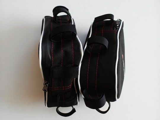 Marselus Set de Genti Laterale pentru Motociclete in Negru culoare