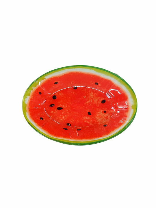 Serving Platter Red with Diameter 26cm
