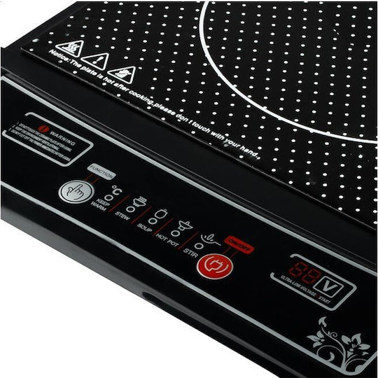 Cheffinger Induction Countertop Single Burner Black