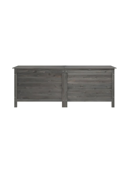 vidaXL Outdoor Storage Box Gray L150xW50xH56.5cm