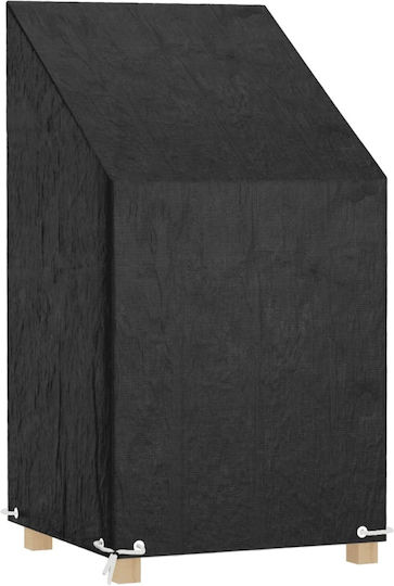 vidaXL Waterproof Armchair Cover Black 65x65x120cm