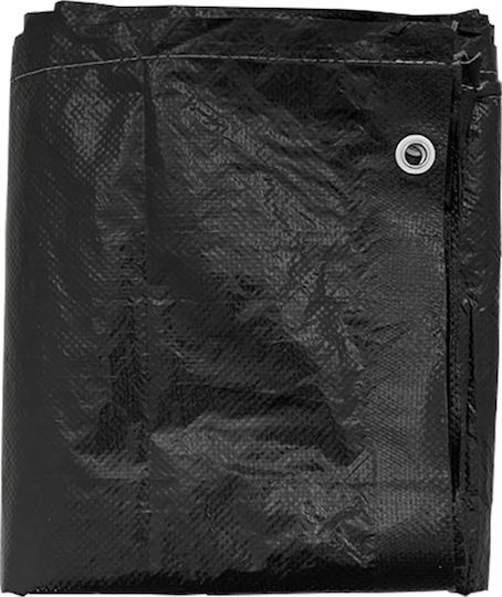 vidaXL Waterproof Dining Table Cover Black 205x205x90cm